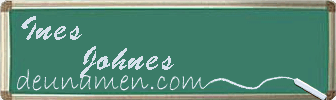 Ines Johnes Visitenkarte